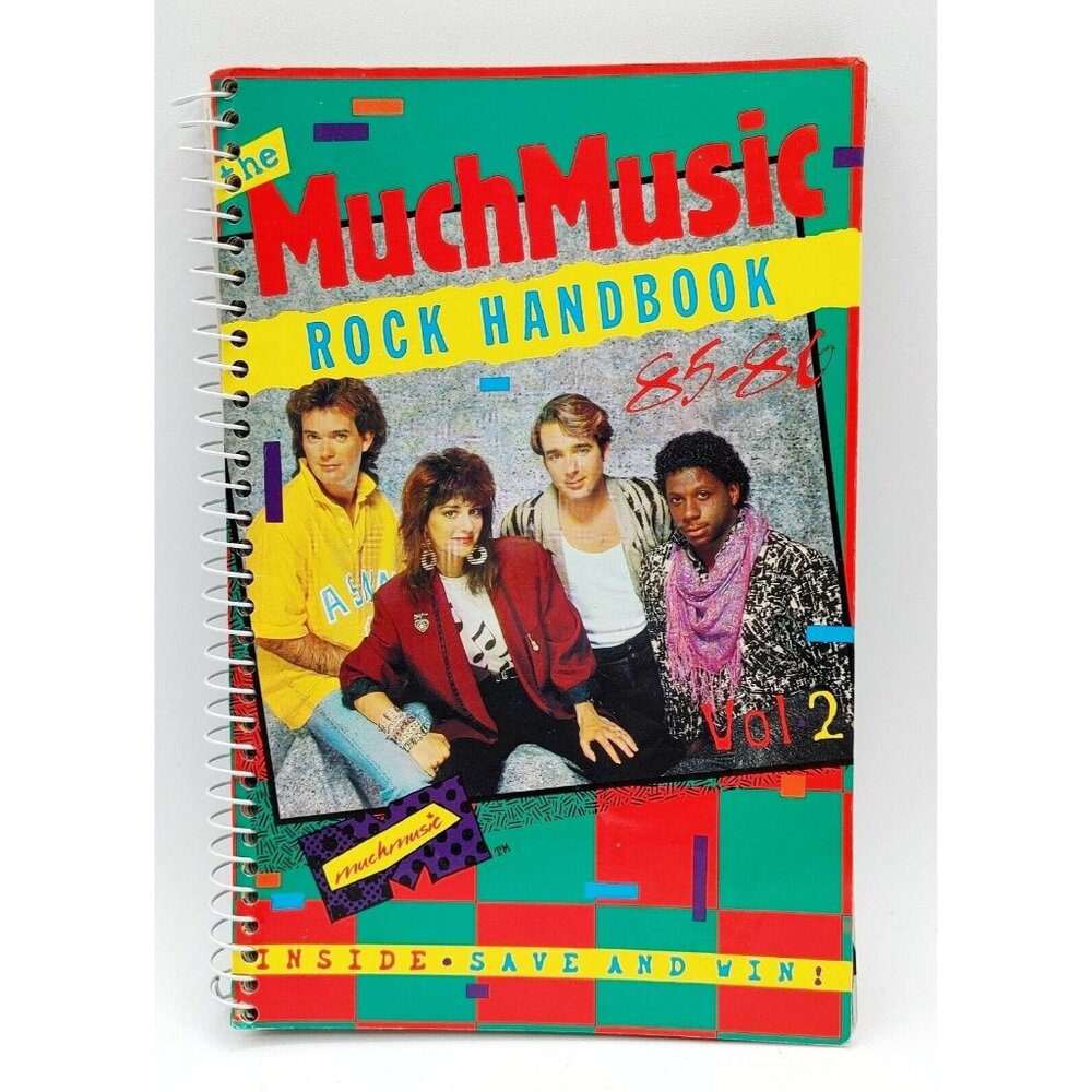 MuchMusic Rock Handbook Calendar 1985 1986 Canada Much Music Videos Television